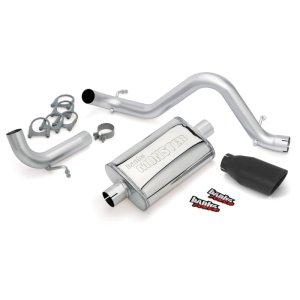 Jeep Unlimited Performance Exhaust - Banks Power - Monster Exhaust - Black - `12-`18